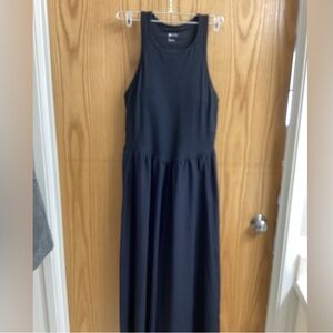 H&M Elegant Black Sleeveless Maxi Dress